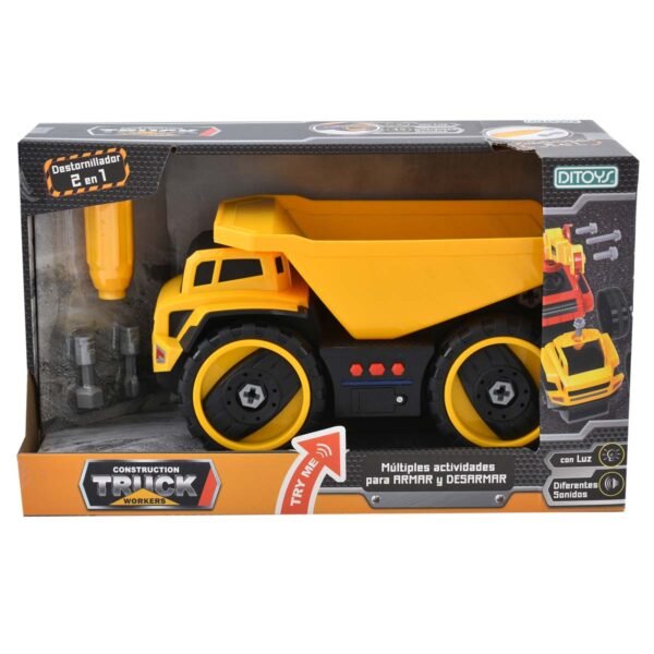 CAMION CONSTRUCCION 2342 DITOYS LUZ Y SONIDO