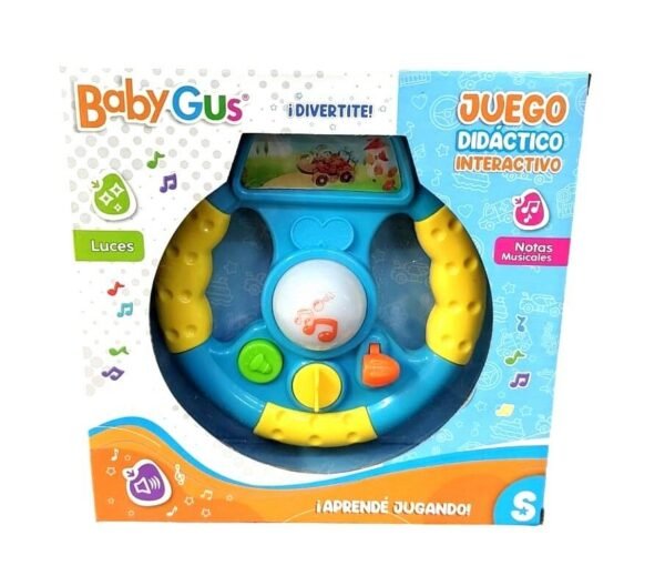 BABYGUS VOLANTE INTERACTIVO LUZ+SONIDO 53913 SEBI