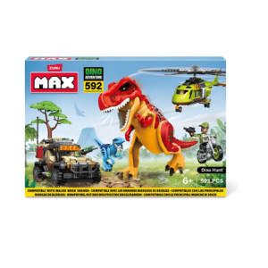 MAX DINO ADVENTURE 592 PZAS LADRILLOS 7455 IMPO
