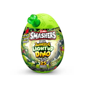 SMASHERS MEGA EGG DINO JURASSIC LIGHT UP +25 SORPRESAS IMPO