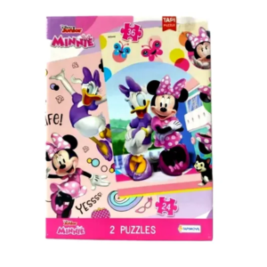 MINNIE PUZZLE X 2 24 Y 36 PZAS DCH07612 TAPIMOVIL