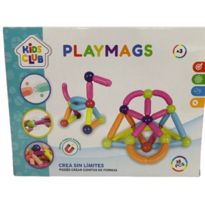 BLOQUES MAGNETICOS KIDS CLUB 36 PCS 55511 BECHAR