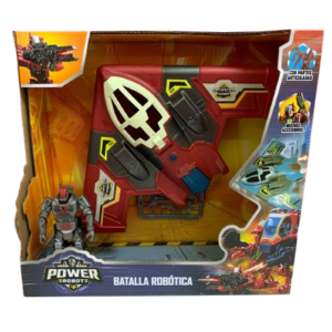 BATALLA ROBOTICA NAVE LUZ Y SONIDO CON MUÑECO 55960 BECHAR