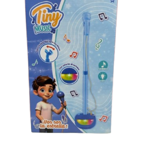TINY MICROFONO DE PIE LUZ Y SONIDOS 55966 BECHAR