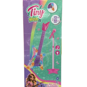TINY GUITARRA CON MICROFONO ROCKSTAR LUZ Y SONIDO 55482