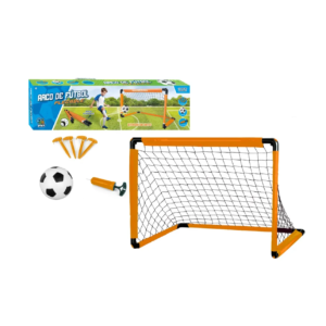 ARCO DE FUTBOL PLEGABLE 101X60X60CM CON PELOTA 57157 BECHAR