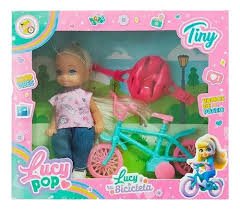 LUCY POP MUÑECA Y BICICLETA 54909 SEBIGUS
