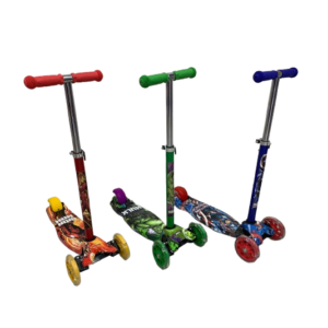 AVENGERS MONOPATIN 3 RUEDAS CON LUZ 50KGS 12023 SEBIGUS