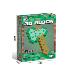 MINECRAFT HACHA GOMA EVA DI42 GRUPO