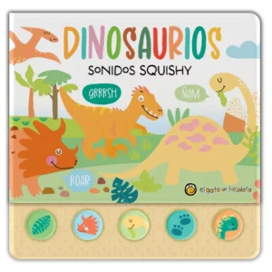 SONIDOS SQUISHY DINOSAURIOS LIBRO GUADAL