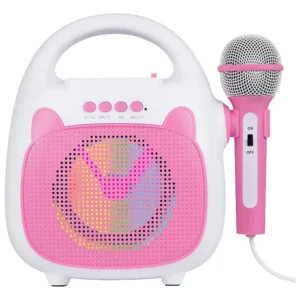 PARLANTE CON MICROFONO ROSA CKSUR1103