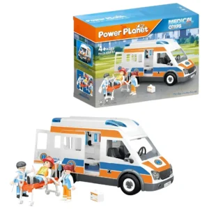 POWER PLANET AMBULANCIA QL888-30 LUZ Y SONIDO