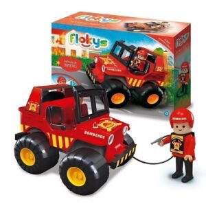 FLOKYS JEEP BOMBEROS 2012 C/MUÑECO