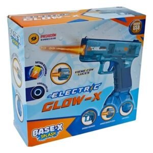 PISTOLA GLOW-X LANZA AGUA CON LUZ USB 8467 FUN TOYS