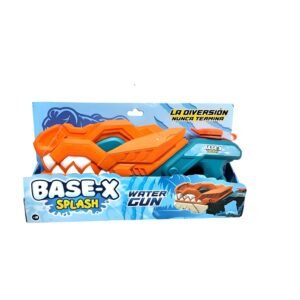 PISTOLA DE AGUA DINOSAURIO BASE-X 8755 CAJA FUN TOYS