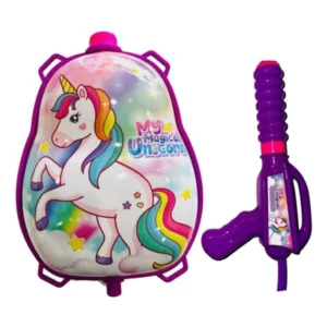 UNICORNIO MOCHILA CON PISTOLA DE AGUA 8555 FUN TOYS