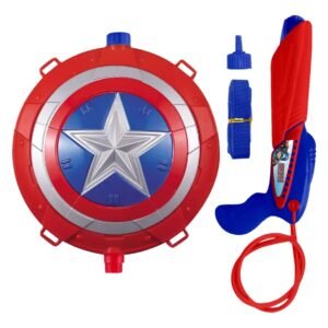 AVENGERS MOCHILA ESCUDO CON PISTOLA DE AGUA 8548